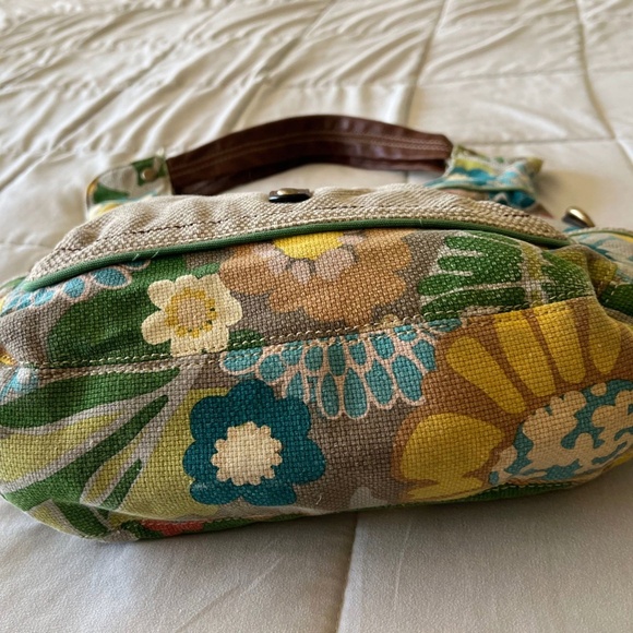 Fossil Canvas Multi-Pattern Shoulder Bag Medium - Picture 4 of 10